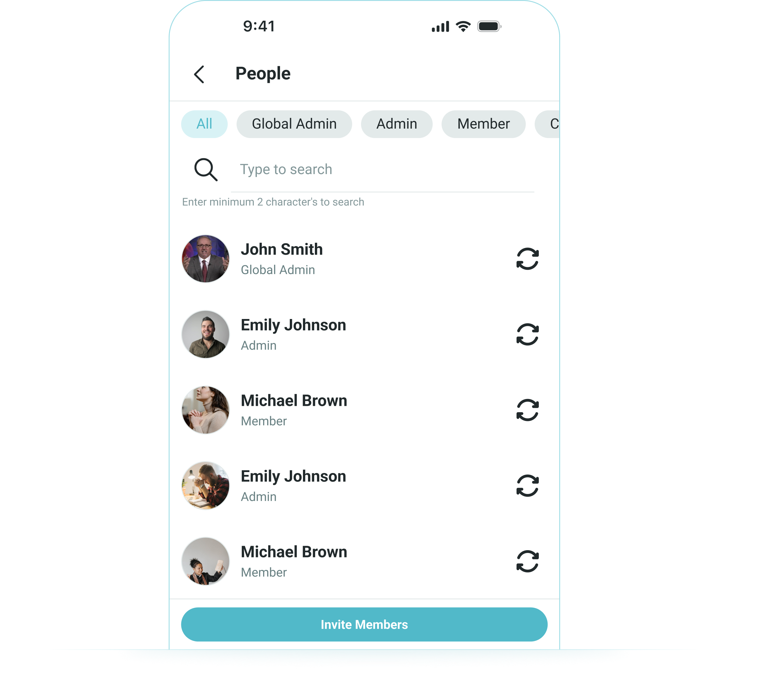People Management UI