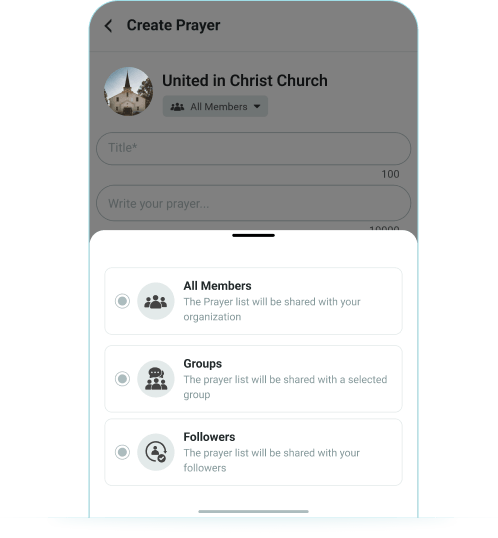Prayer list Image